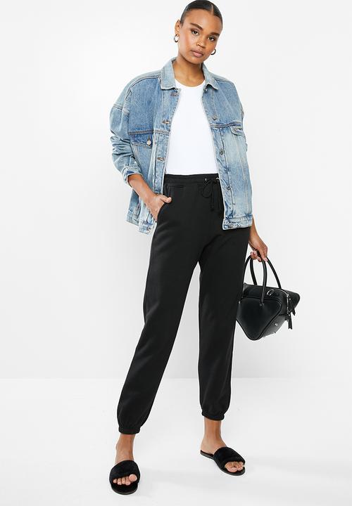 Missguided - Oversized 90s jogger - black
