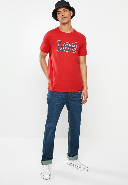 Lee  - Applique tee - red