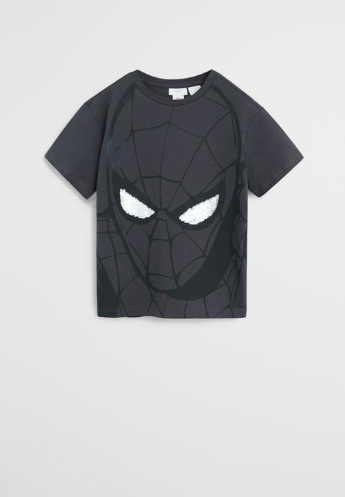 MANGO - T-shirt super  - anthracite