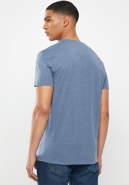 Lee  - Premium denim tee - blue