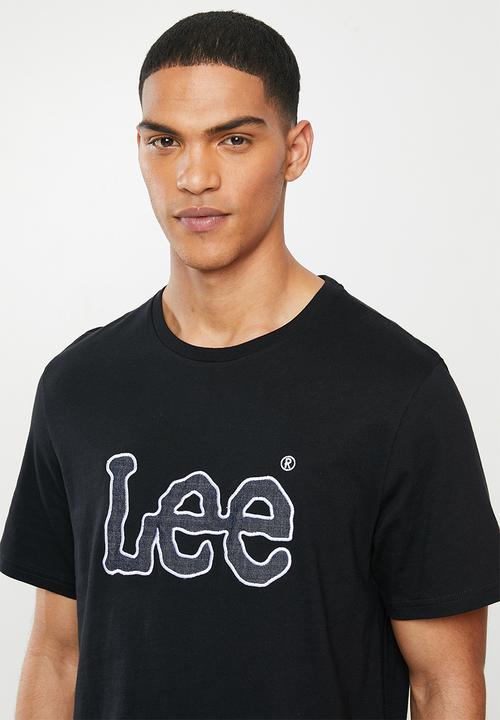 Lee  - Applique tee - black