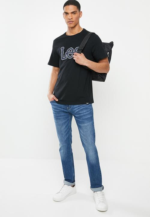 Lee  - Applique tee - black