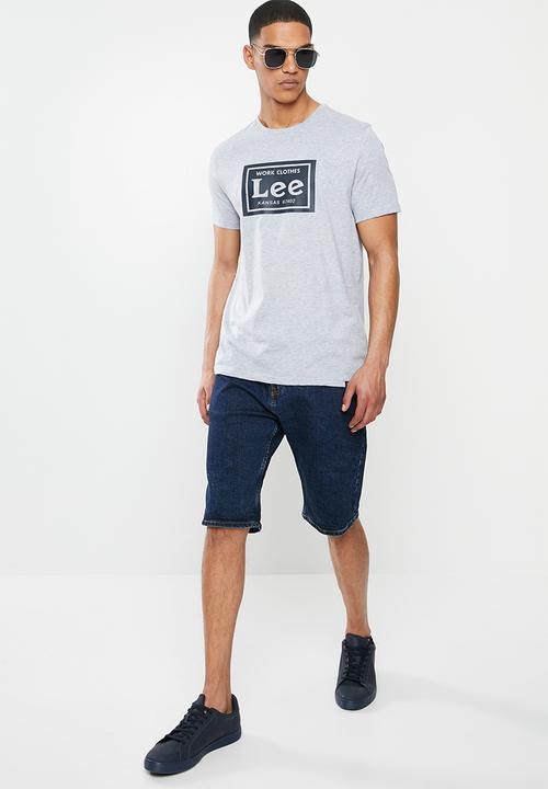 Lee  - Lee kansas tee - grey