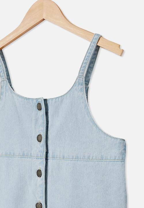 Free by Cotton On - Willow dress - blue
