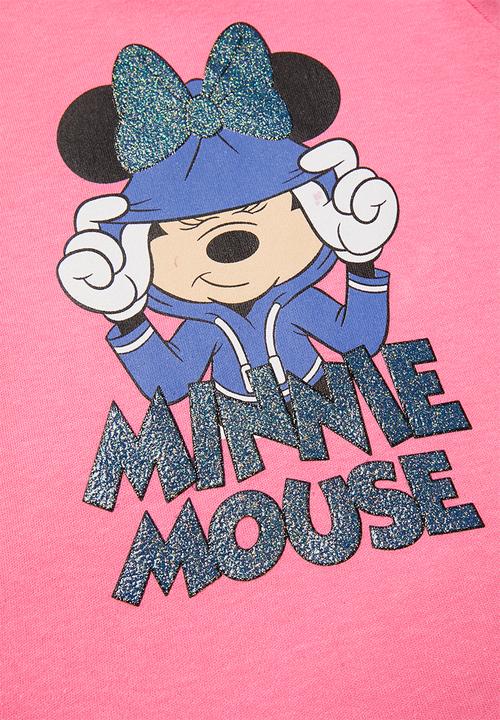 Pop Candy - Minnie Mouse hi low tee - pink