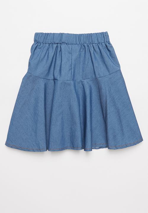 Pop Candy - Girls flare skirt - blue
