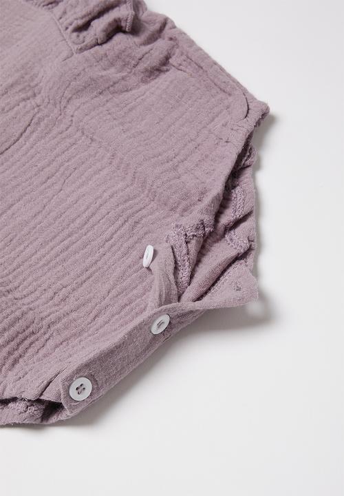 Pop Candy - Frill paysuit - purple
