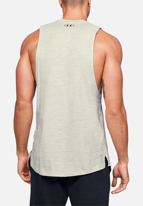 Under Armour - Project rock charged cotton tank - stone