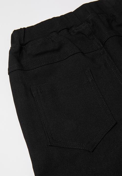 Pop Candy - Girls elasticated pant - black