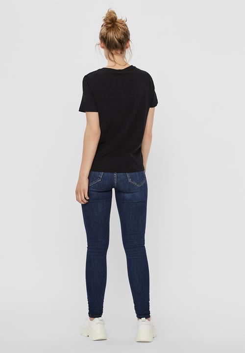 Vero Moda - Katherina Francis short sleeve T-shirt - black