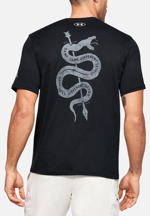 Under Armour - Project rock snake short sleeve tee - black