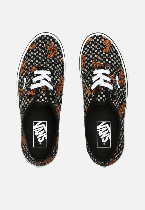 Vans - Authentic - (tiger floral) black/true white