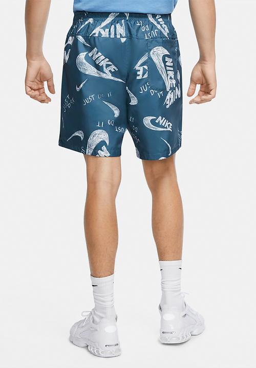 Nike - Nsw ce flow aop 1 shorts - blue