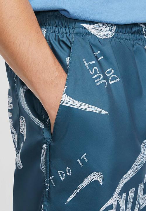 Nike - Nsw ce flow aop 1 shorts - blue