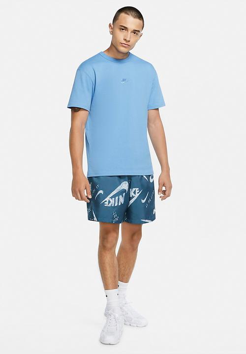 Nike - Nsw ce flow aop 1 shorts - blue