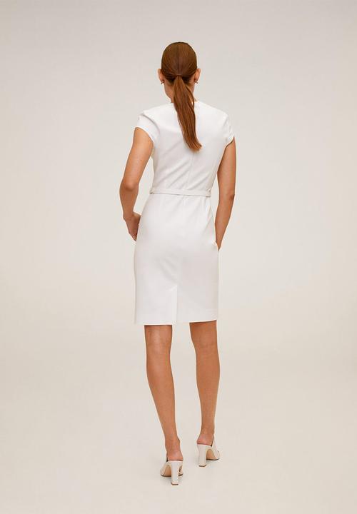 MANGO - Dress cofi6 - white