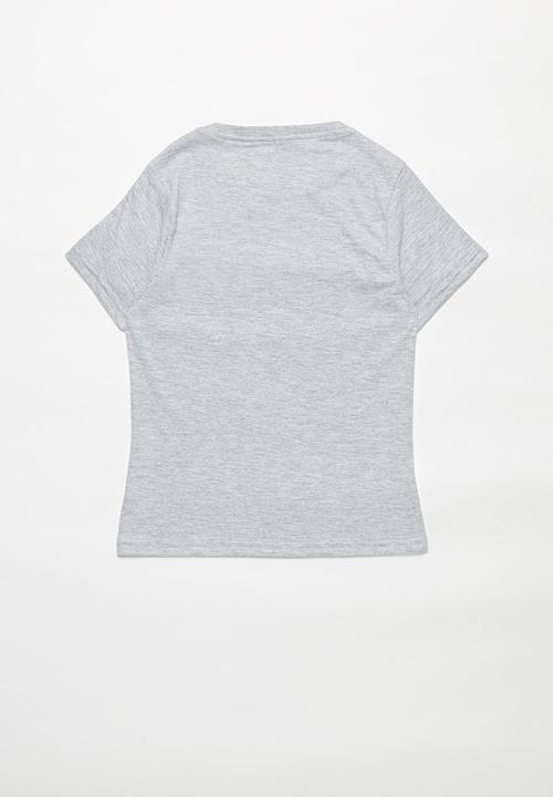 Rebel Republic - Printed tee - grey 