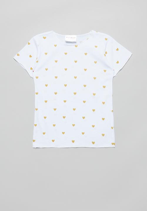 Pop Candy - Dress & tee set - yellow & white
