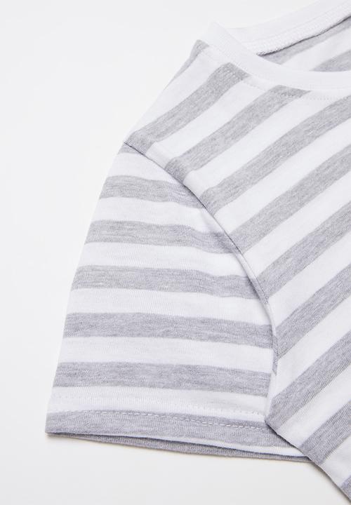 Rebel Republic - Night dress - grey & white