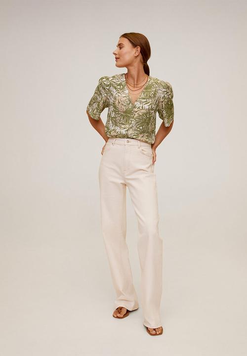 MANGO - Casca6 blouse - green
