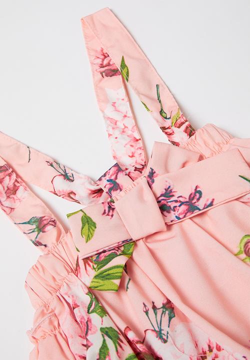 Pop Candy - Playsuit & tee set - grey & pink