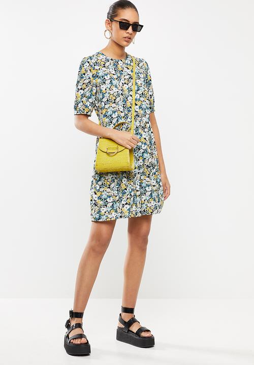 Blake - cotton poplin tiered mini dress