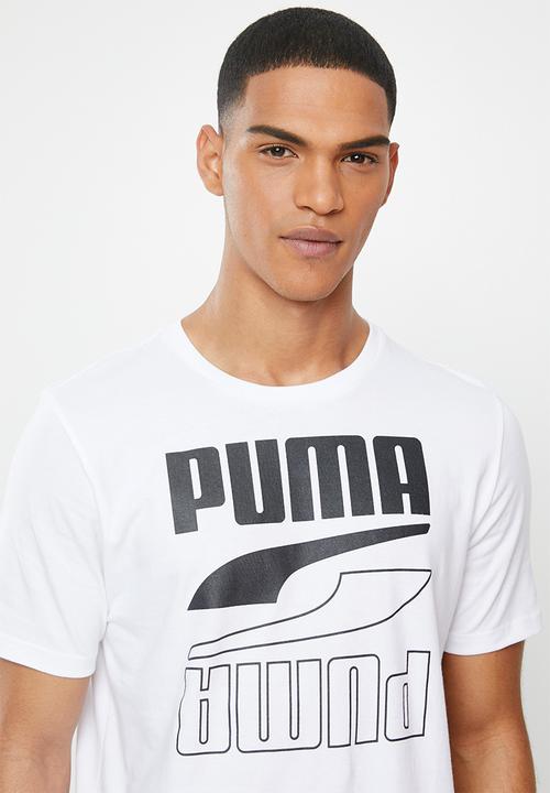 PUMA - Rebel tee - white