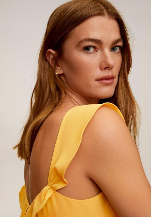 MANGO - One-piece suit red - yellow
