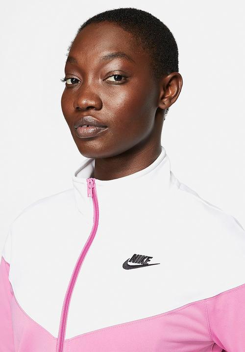 Nike - W nsw track suit - pink & white