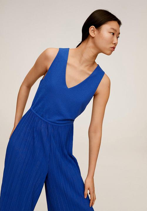 MANGO - Verdi jumpsuit - blue