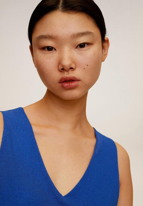MANGO - Verdi jumpsuit - blue