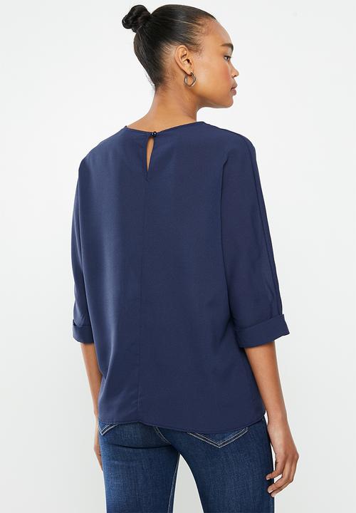 edit - Loose fit shell - navy