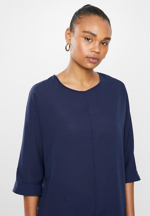 edit - Loose fit shell - navy