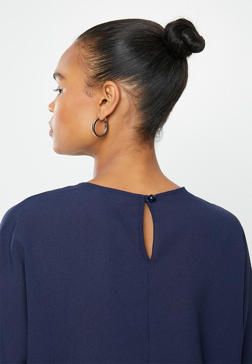 edit - Loose fit shell - navy