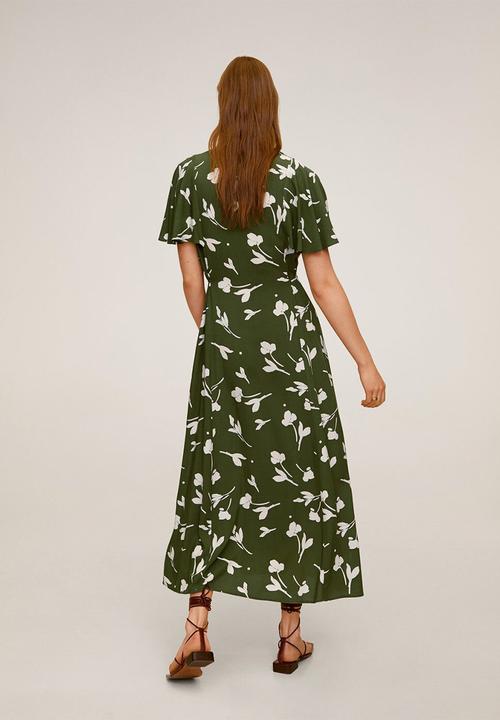 MANGO - Dress Clau - khaki