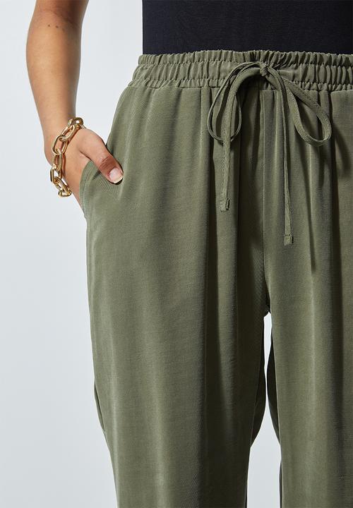 Superbalist - Premium jogger with elasticated cuff - olive