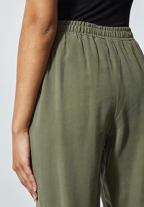 Superbalist - Premium jogger with elasticated cuff - olive