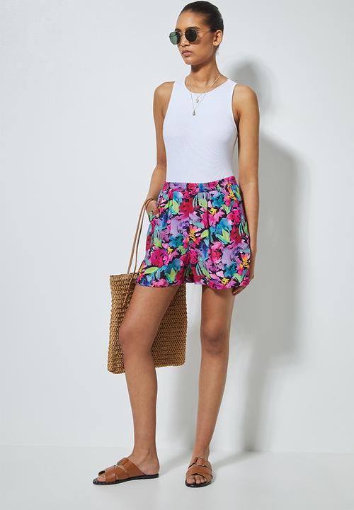 Superbalist - Printed pull on shorts - multi