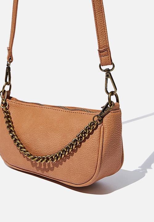 Rubi - Sophia chain cross body bag - tan