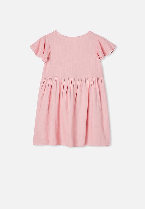 Cotton On - Vanessa short sleeve dress - marshmallow
