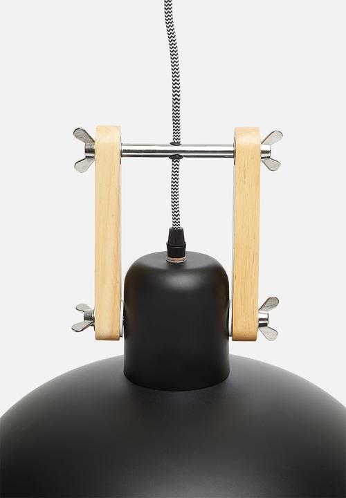Sixth Floor - Metro pendant - black