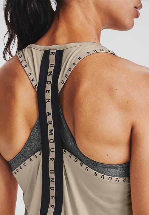 Under Armour - UA knockout tank - beige