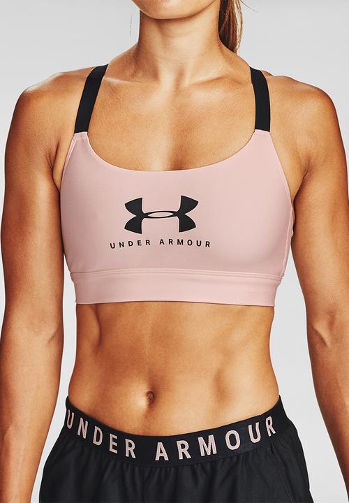 Under Armour - Armour mid impact sportstyle bra - pink