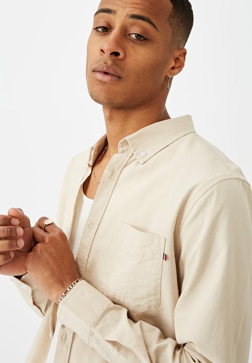 Cotton On - Brunswick shirt 3 - ecru