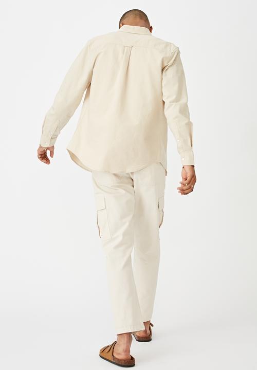 Cotton On - Brunswick shirt 3 - ecru