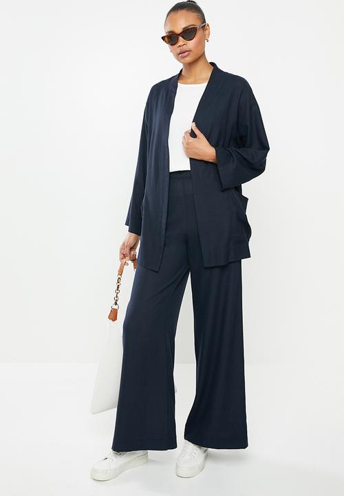 edit - Linen Shacket- navy