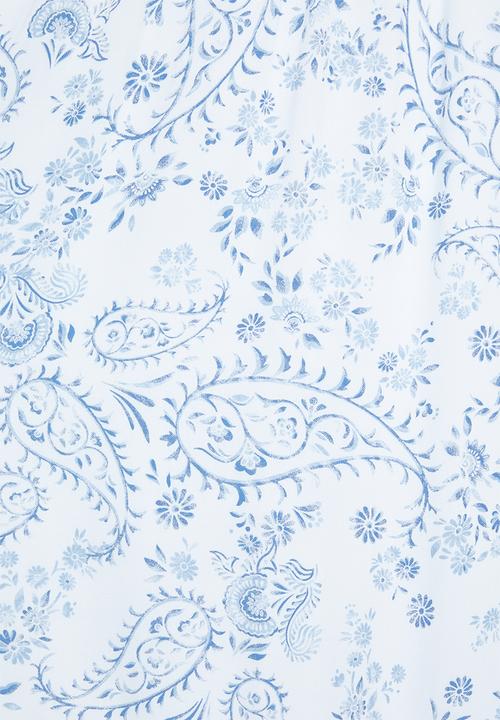 edit - Tiered maxi dress - blue & white