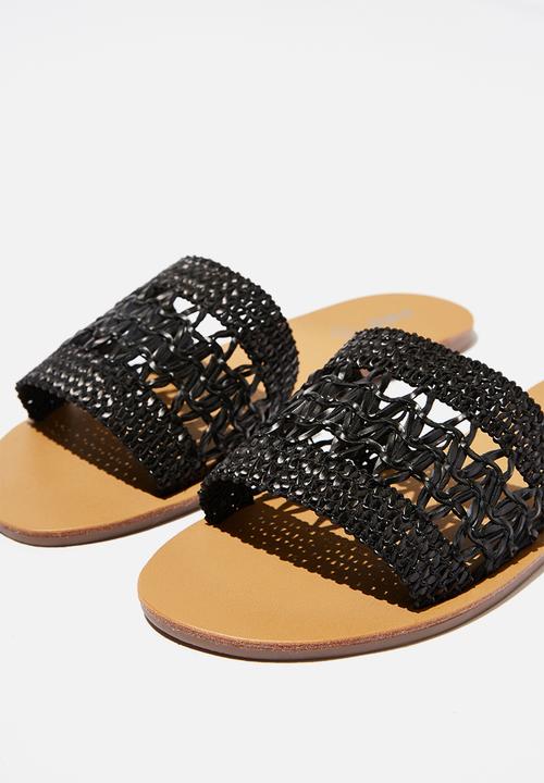 Cotton On - Carrie minimal slide - black 