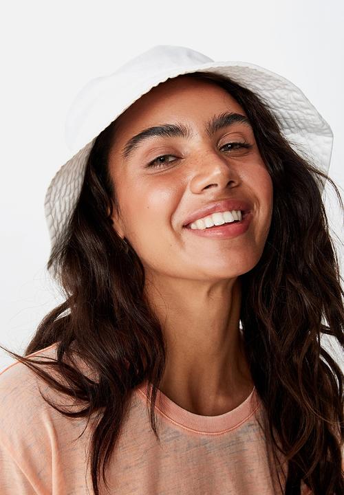 Rubi - Bianca bucket hat - ecru