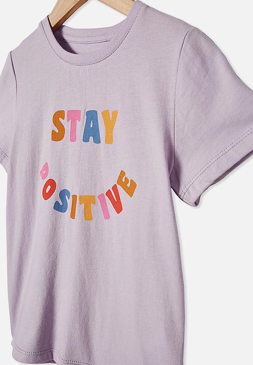 Cotton On - Penelope short sleeve tee - vintage lilac